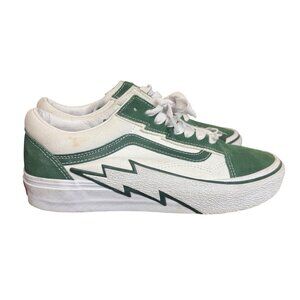 Vans Old Skool Bolt Trainers.Unisex M 8.5/W 10 Low Too Sneakers Green/​True Whit